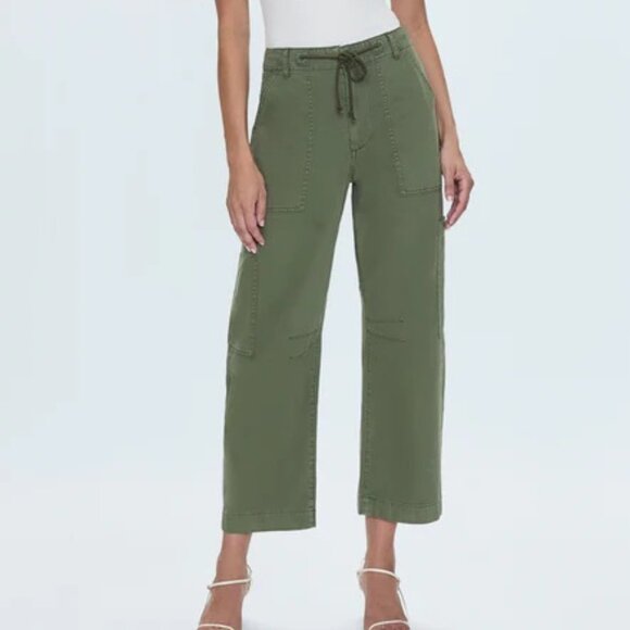 pistola Pants - NEW Pistola Sabrina Curved Utility Pants - Meadow Green